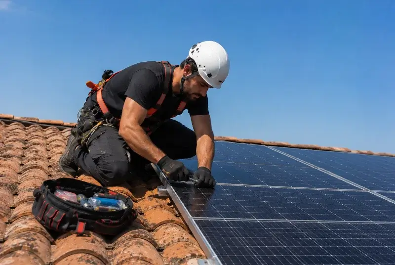 Maintenance et monitoring de panneaux solaires au Champ-près-Froges