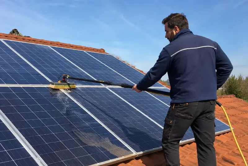 Nettoyage et entretien de panneaux solaires au Champ-près-Froges